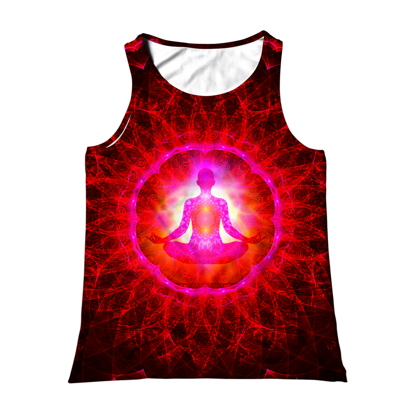 Meditating Psi~ All Over Print Unisex Tank Top