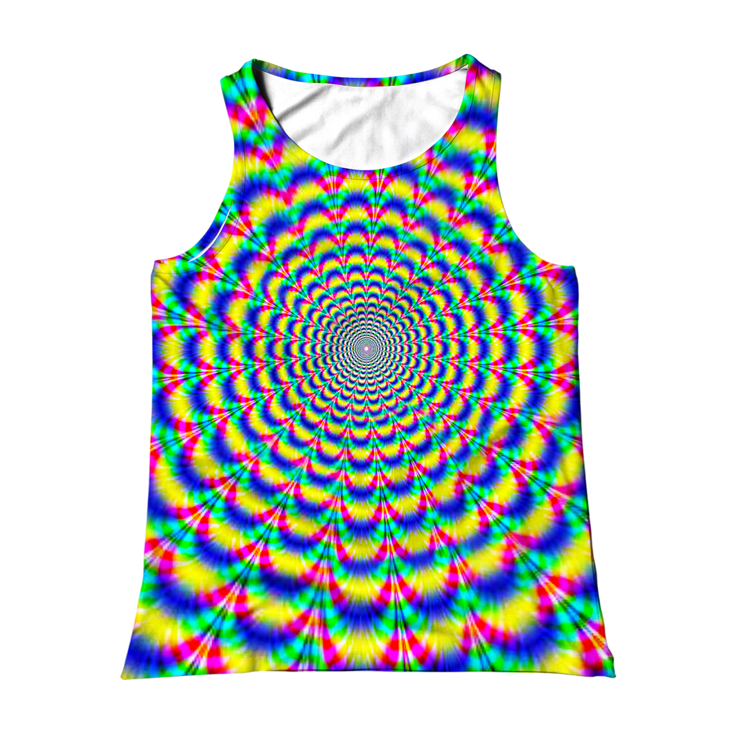 Psi~ Spiral All Over Print Unisex Tank Top