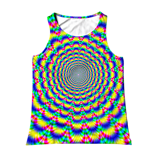 Psi~ Spiral All Over Print Unisex Tank Top