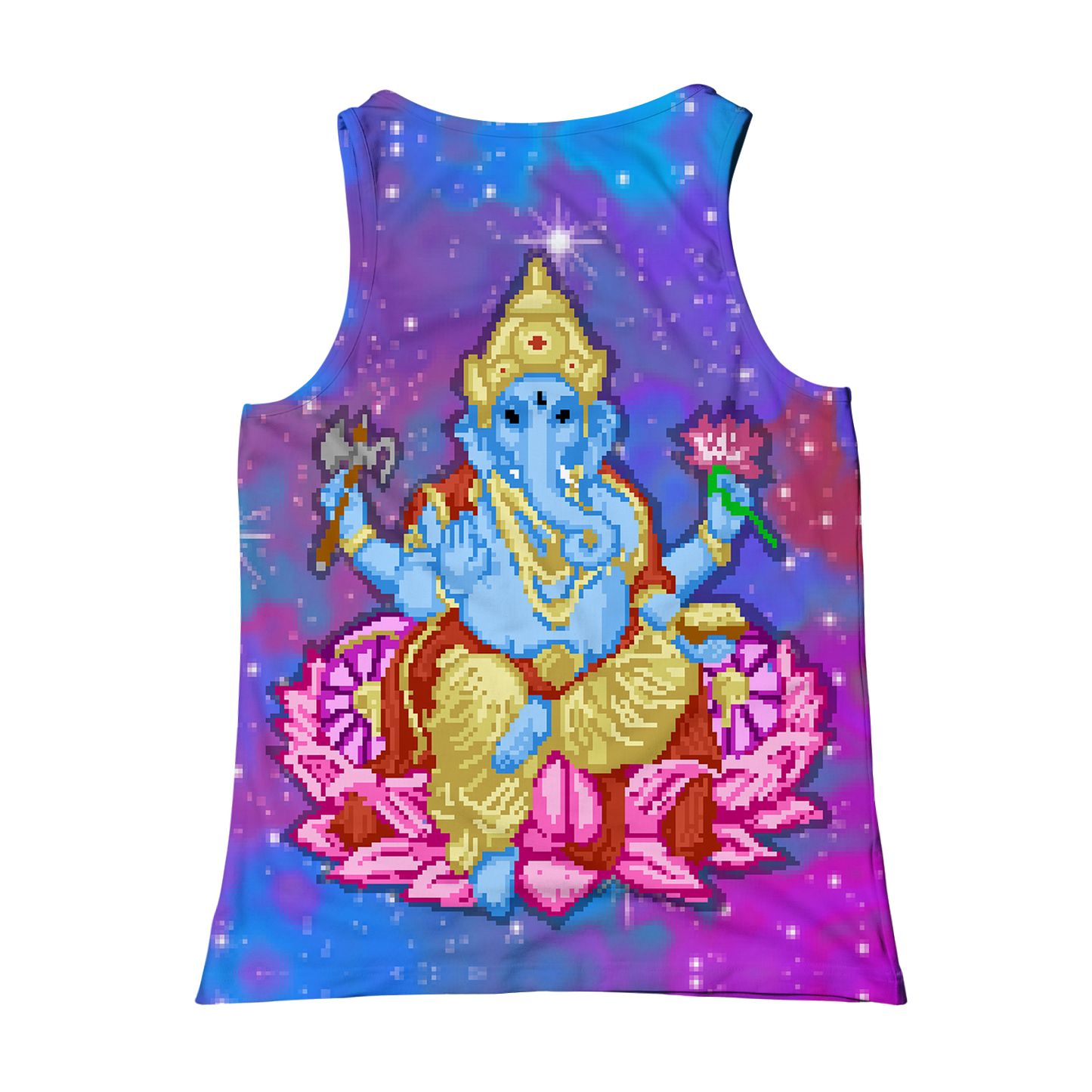 Pixel Ganesha All Over Print Unisex Tank Top