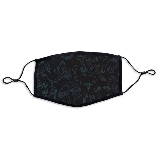 Mushroom Reflective Face Mask