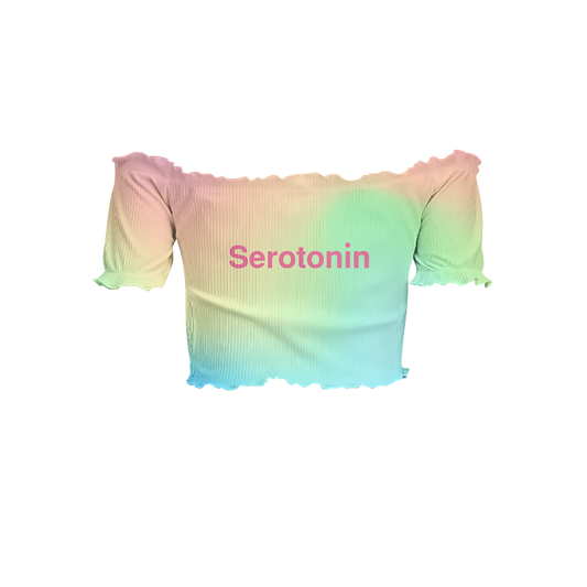 Serotonin All Over Print Off-Shoulder Blouse