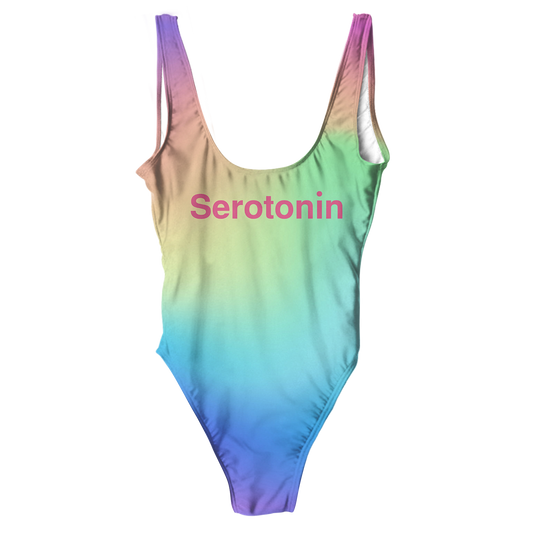 Serotonin All Over Print One-Piece Swimsuit