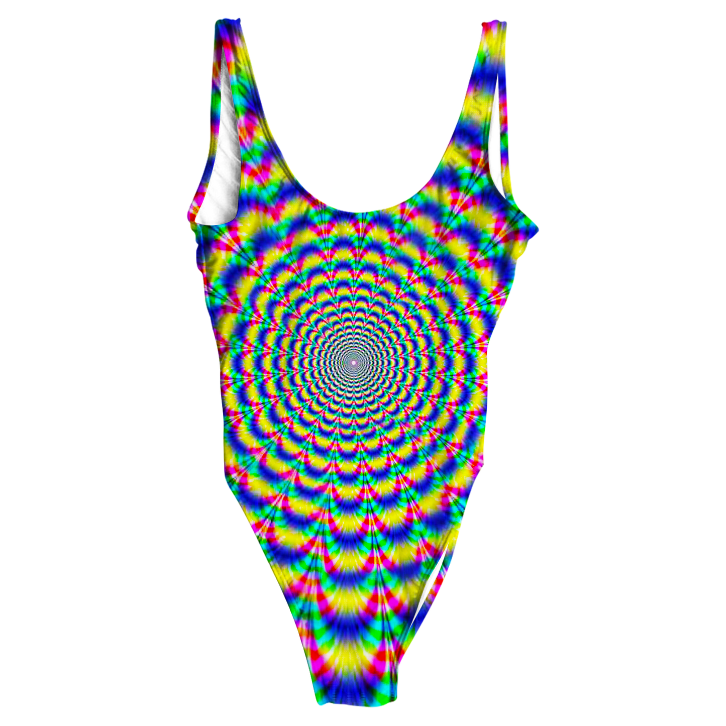 Psi~ Spiral All Over Print One-Piece Swimsuit