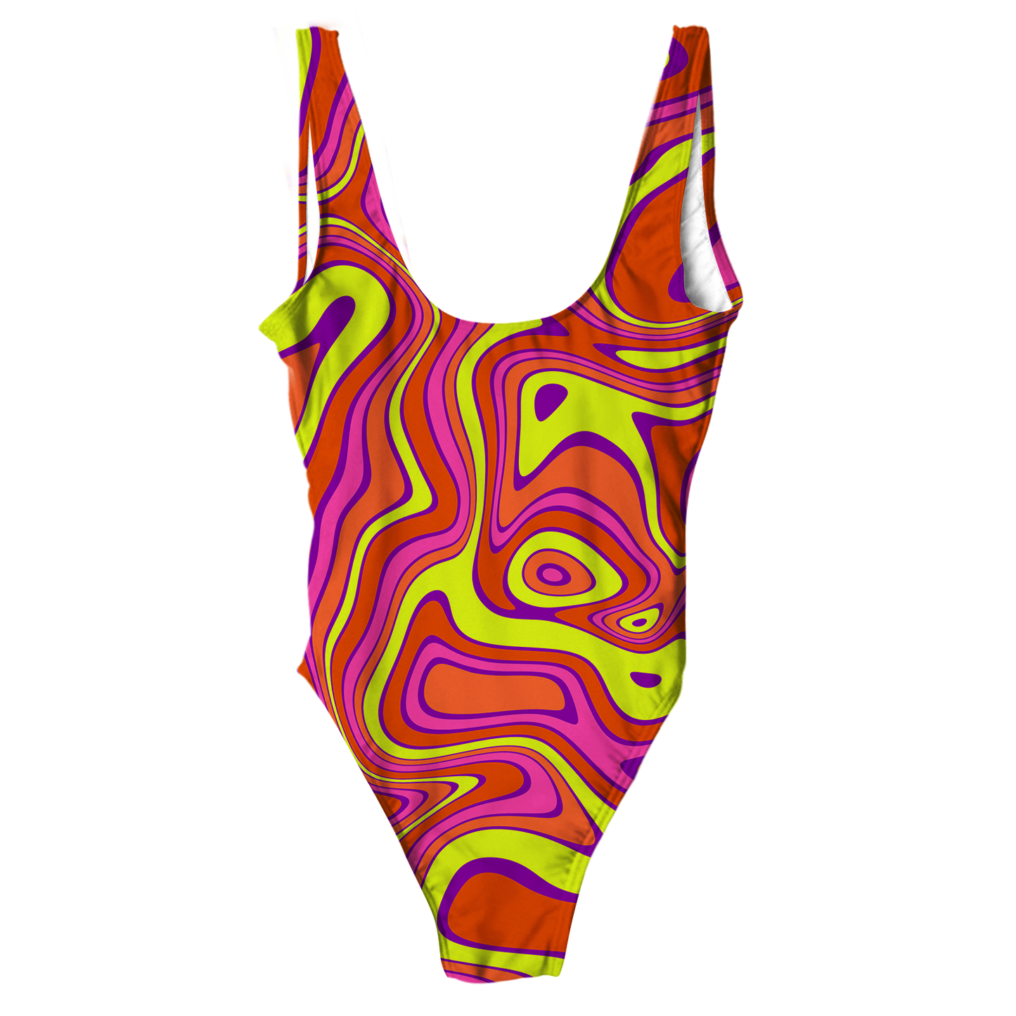 Acid All Over Print One-Piece Swimsuit