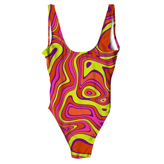 Acid All Over Print One-Piece Swimsuit