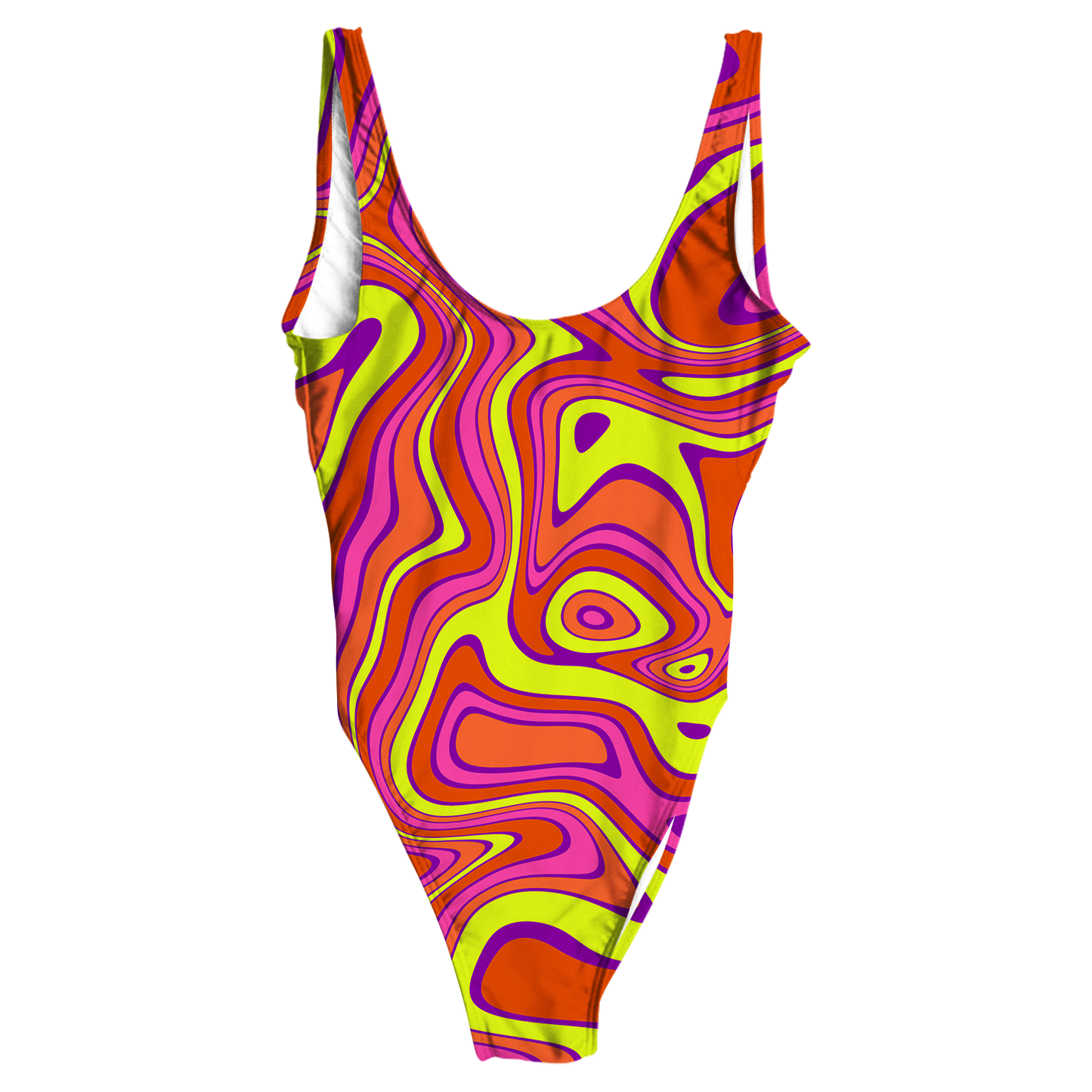 Acid All Over Print One-Piece Swimsuit