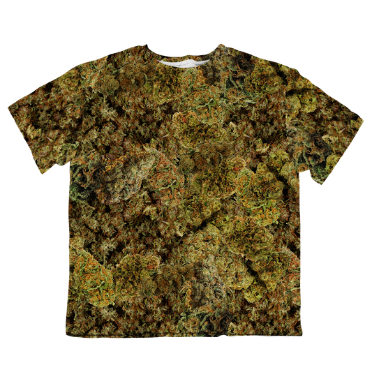 Cann~ Buds All Over Print Oversized Tee