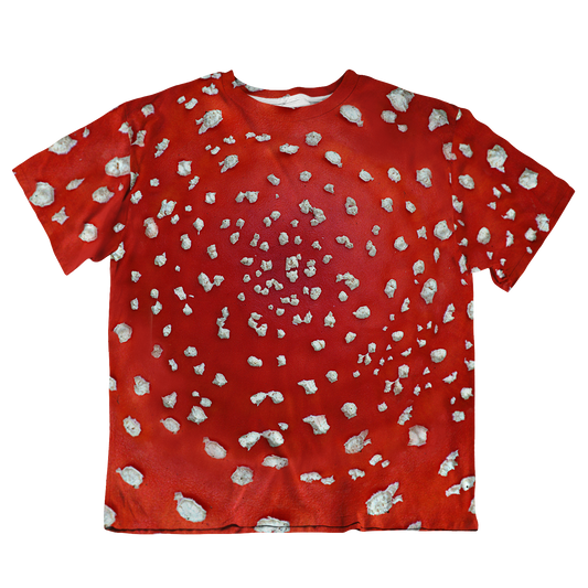 Fly Agaric - Amanita All Over Print Oversized Tee