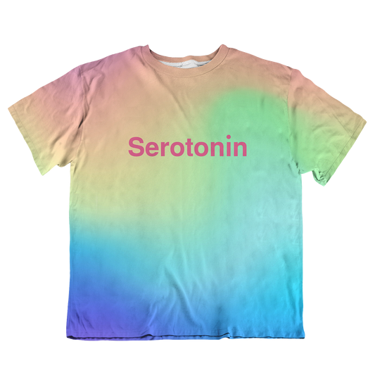 Serotonin All Over Print Oversized Tee