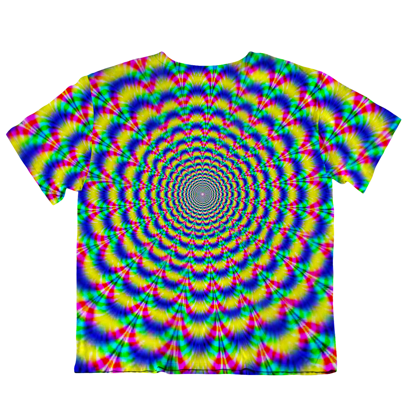 Psi~ Spiral All Over Print Oversized Tee