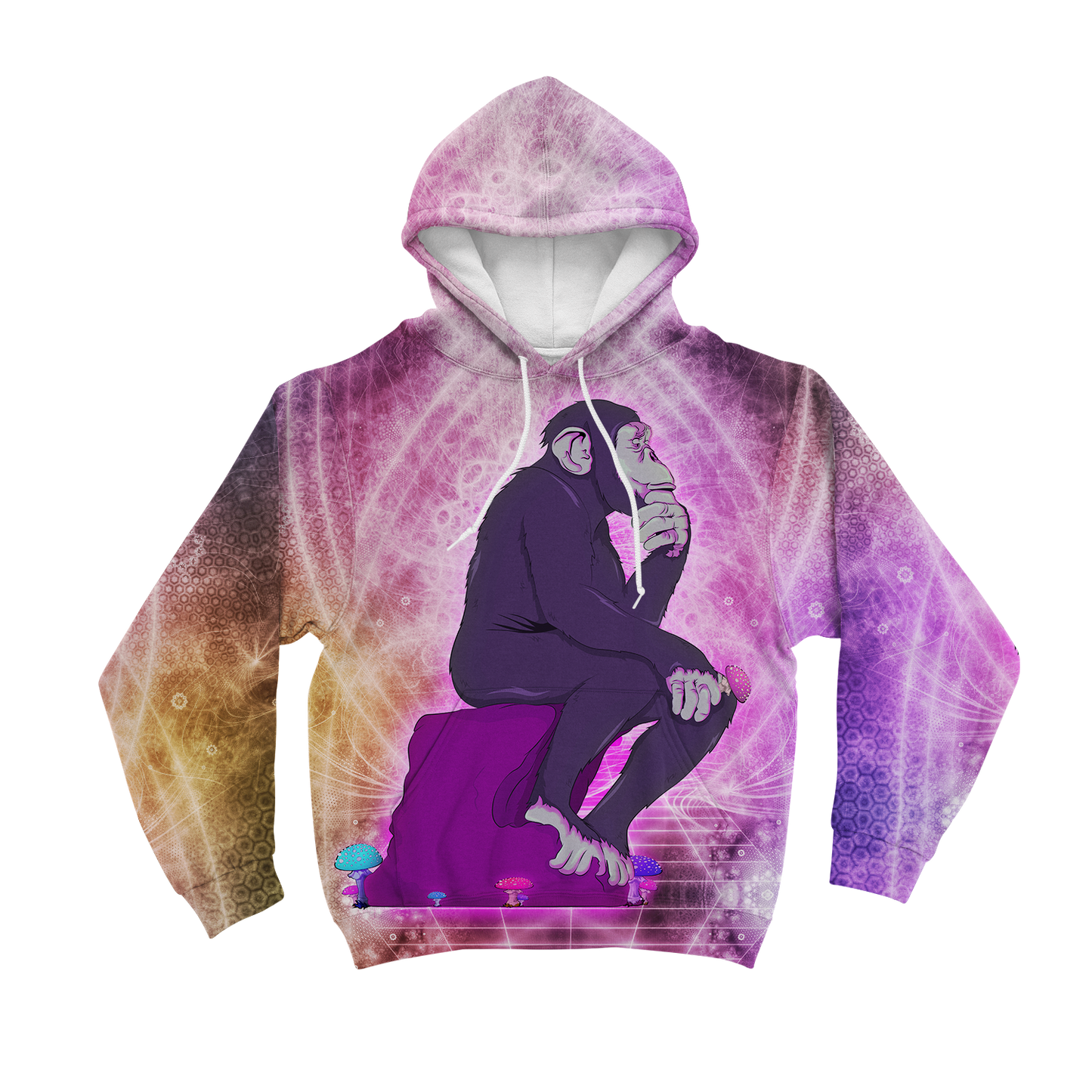 Thinking Ape All Over Print Unisex Hoodie