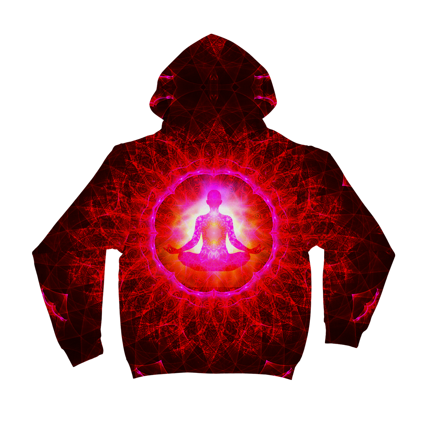 Meditating Psi~  All Over Print Unisex Hoodie