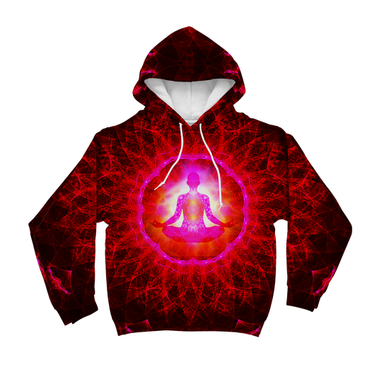 Meditating Psi~  All Over Print Unisex Hoodie