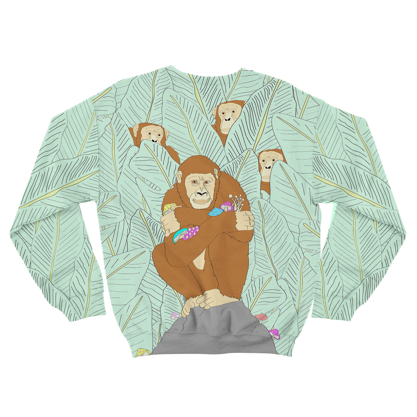 Apes Psi~ All Over Print Unisex Sweatshirt