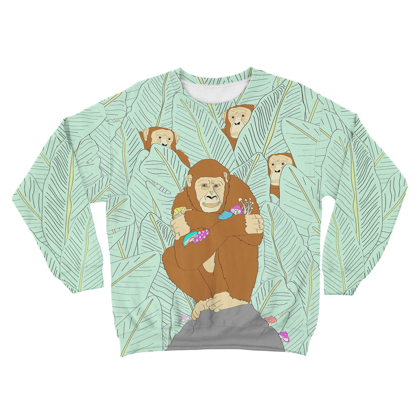 Apes Psi~ All Over Print Unisex Sweatshirt