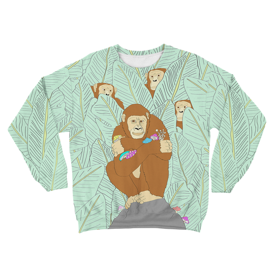 Apes Psi~ All Over Print Unisex Sweatshirt