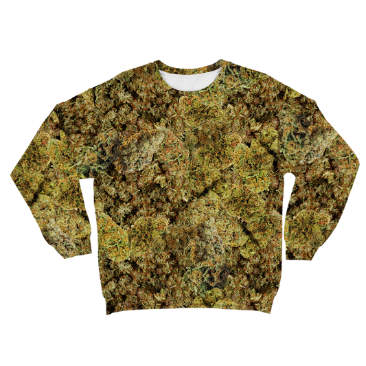 Cann~ Buds All Over Print Unisex Sweatshirt