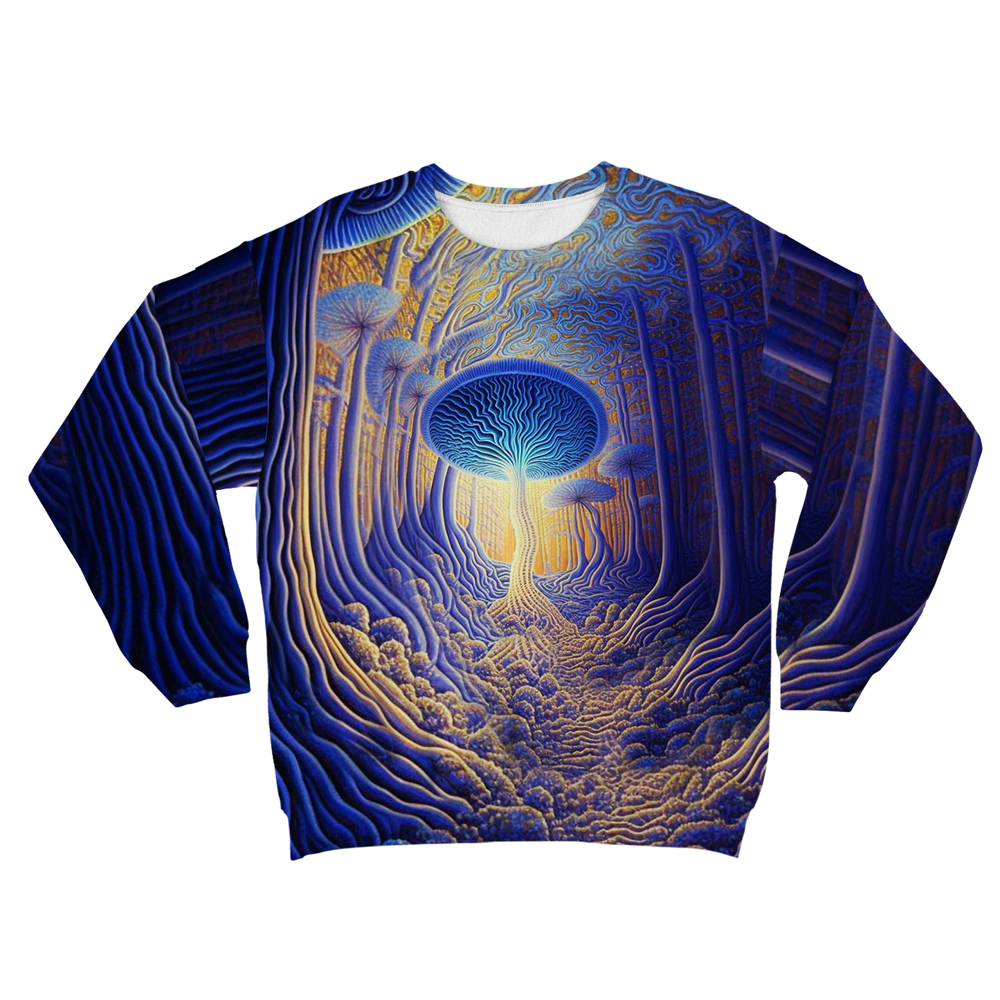 Psi~ Forest All Over Print Unisex Sweatshirt