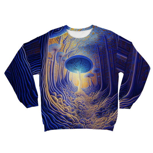 Psi~ Forest All Over Print Unisex Sweatshirt