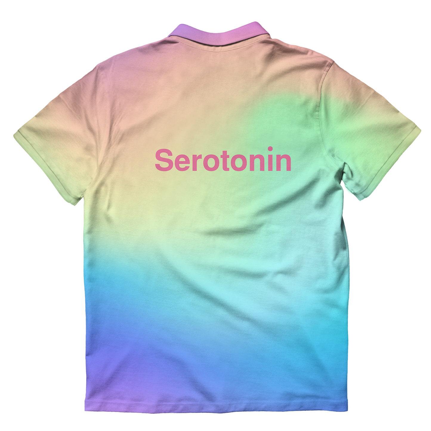 Serotonin All Over Print Men's Polo Shirt