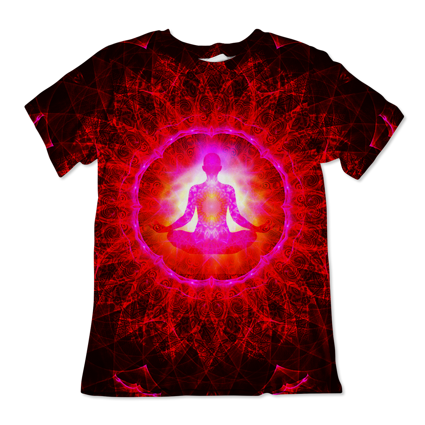 Meditating Psi~ All Over Print Unisex Tee