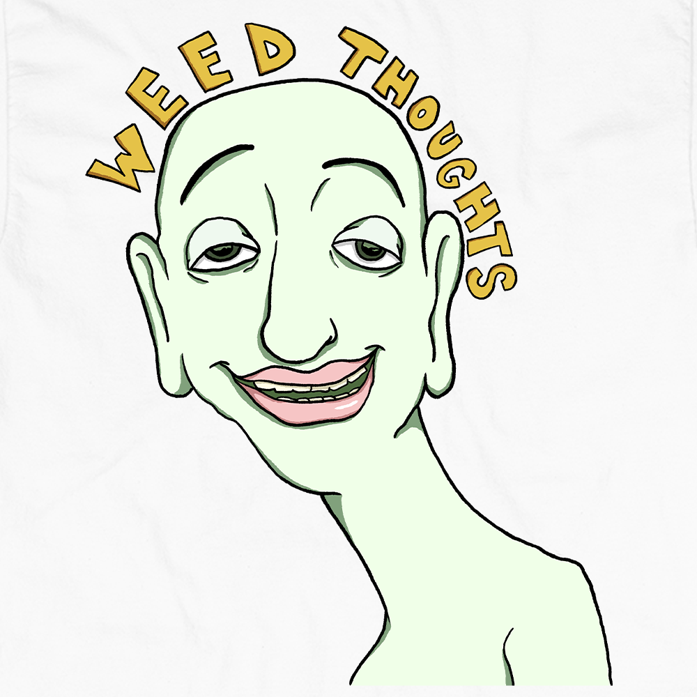 Weed Thoughts Graphic Unisex Hoodie