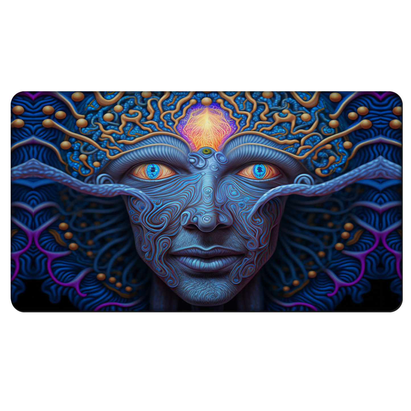 Psi~ Face Rubber Door Mat