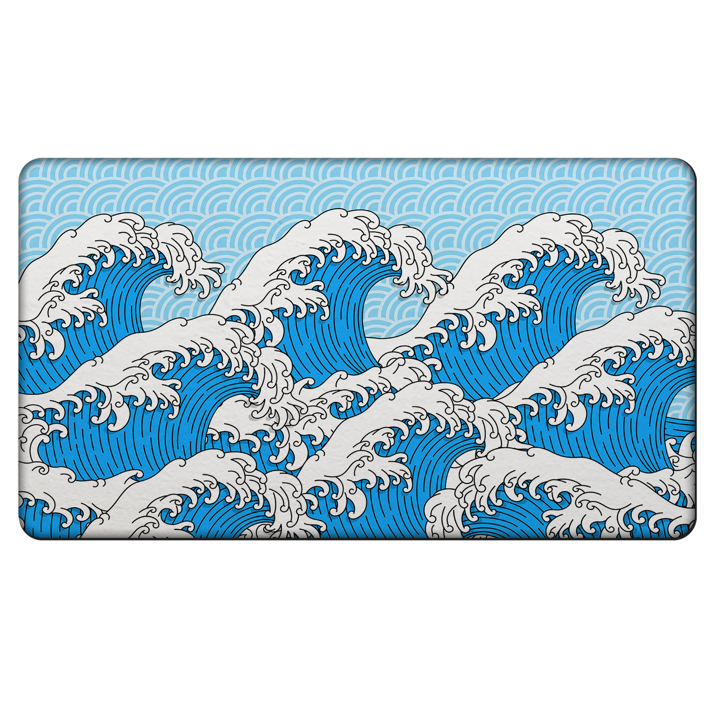 Retro Waves Rubber Door Mat