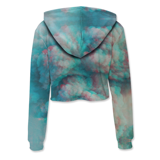 Relax All Over Print Crop Hoodie
