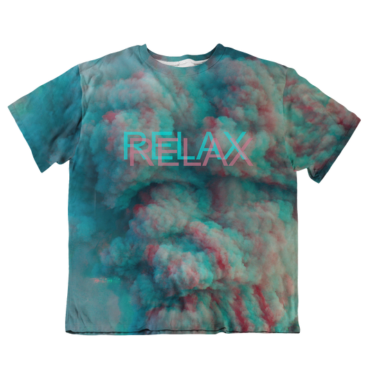Relax All Over Print Oversized Tee