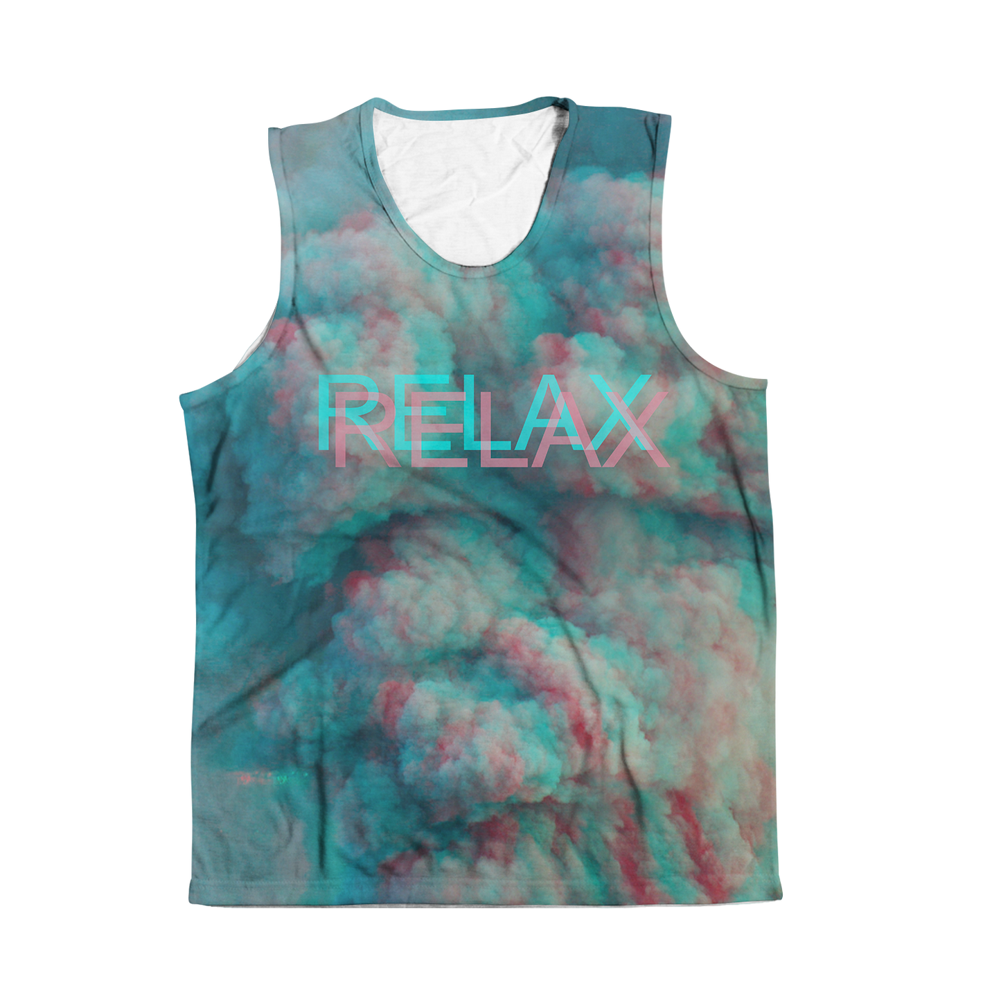 Relax All Over Print Sleeveless Tee