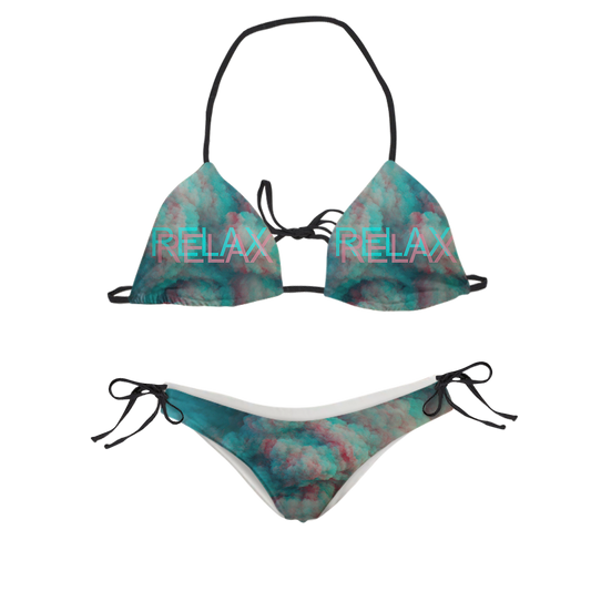 Relax All Over Print Sling Bikini Swimsuit