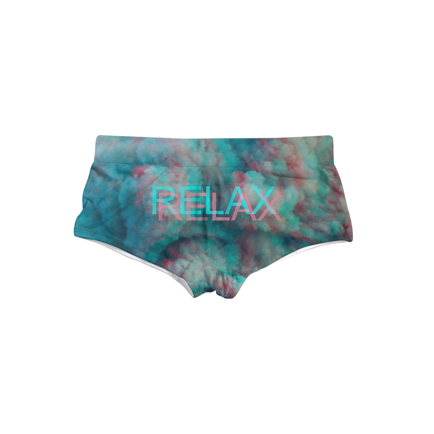 Relax All Over Print Triangle Swim Trunks