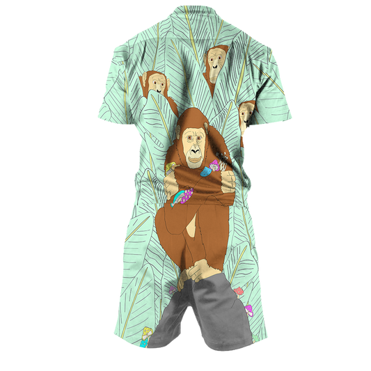 Apes Psi~ All Over Print Romper