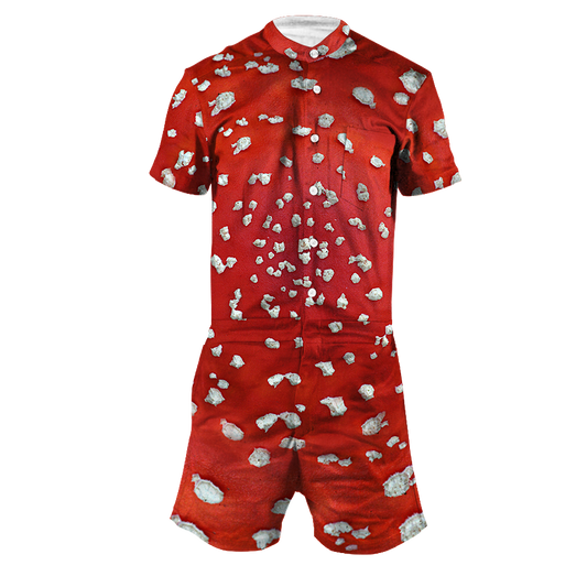 Fly Agaric - Amanita All Over Print Romper