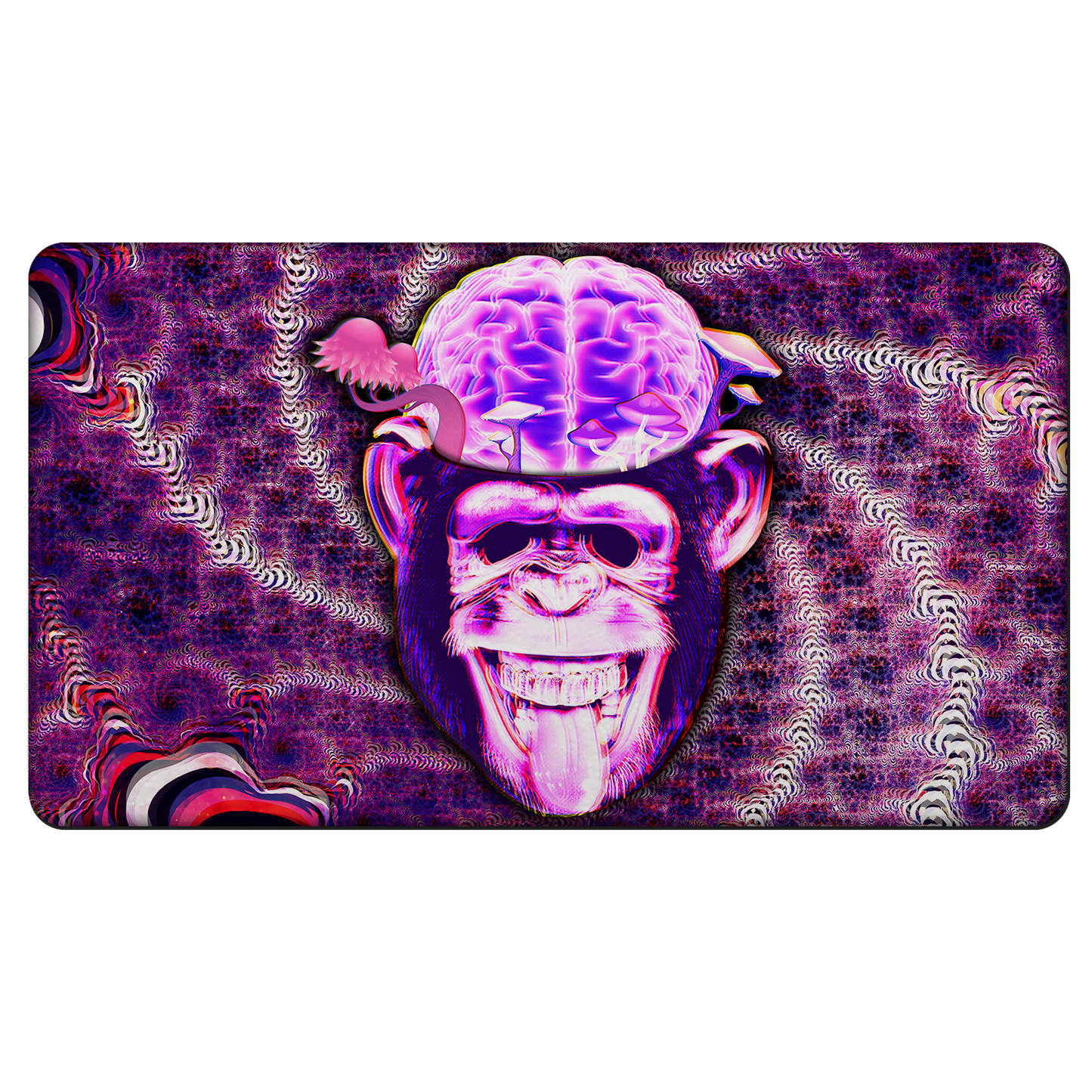 Ston~ Ape Brain Rubber Door Mat