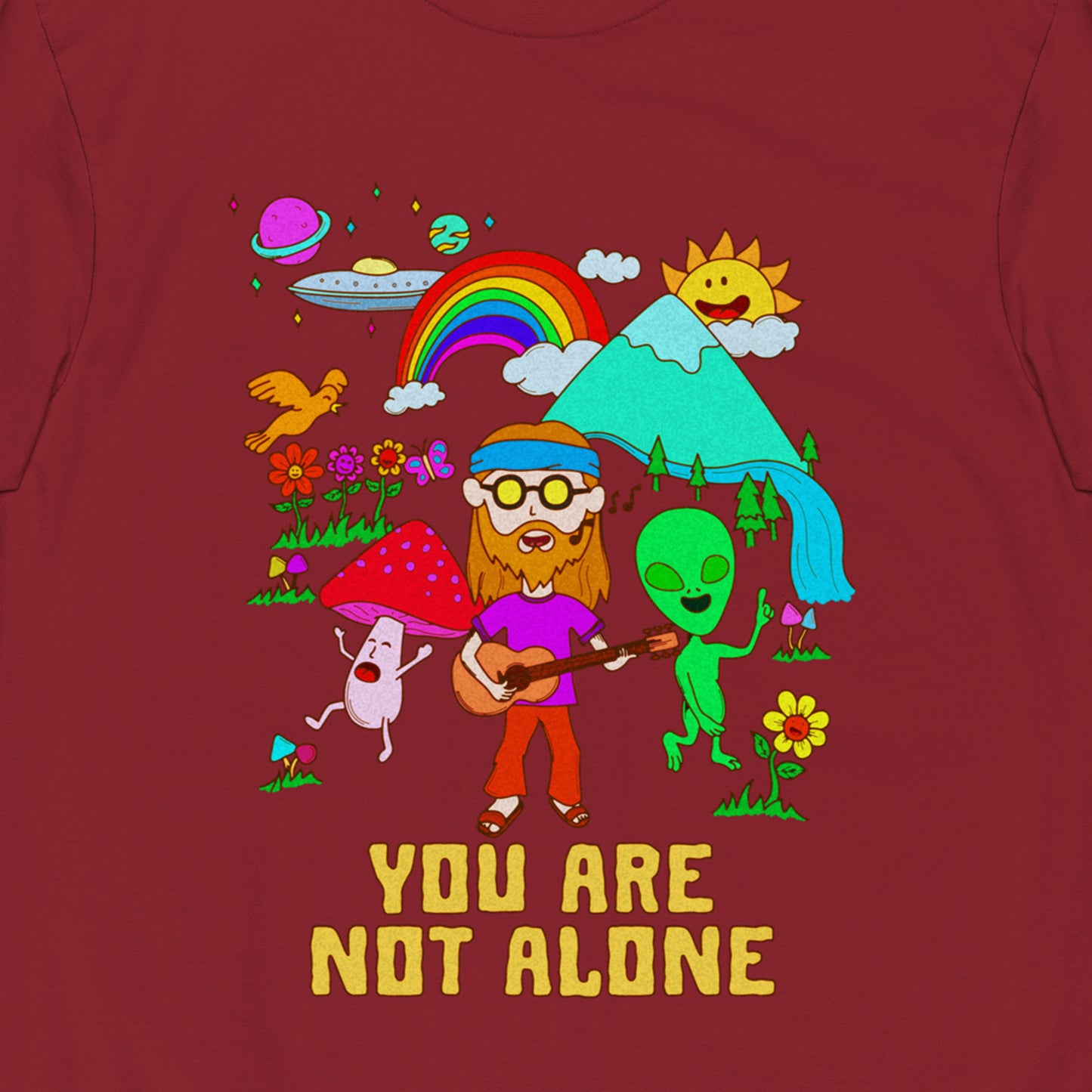 You Are Not Alone Premium Graphic Tee