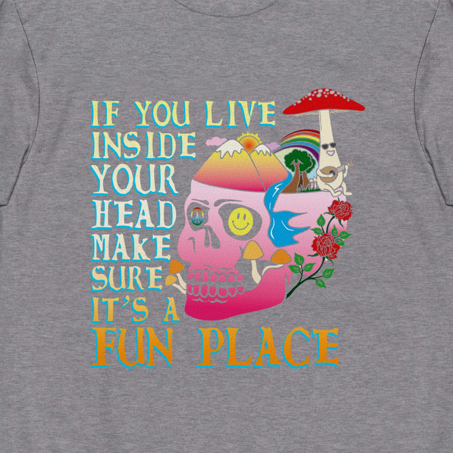 If You Live Inside Your Head Premium Graphic Tee