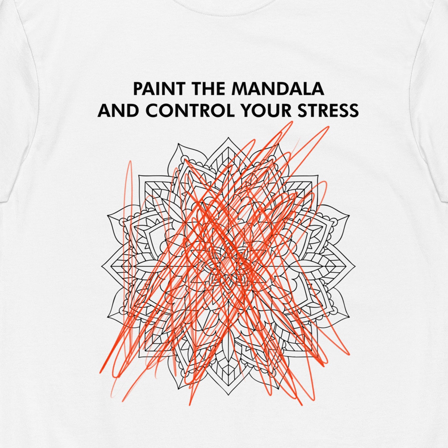 Paint The Mandala Premium Graphic Tee