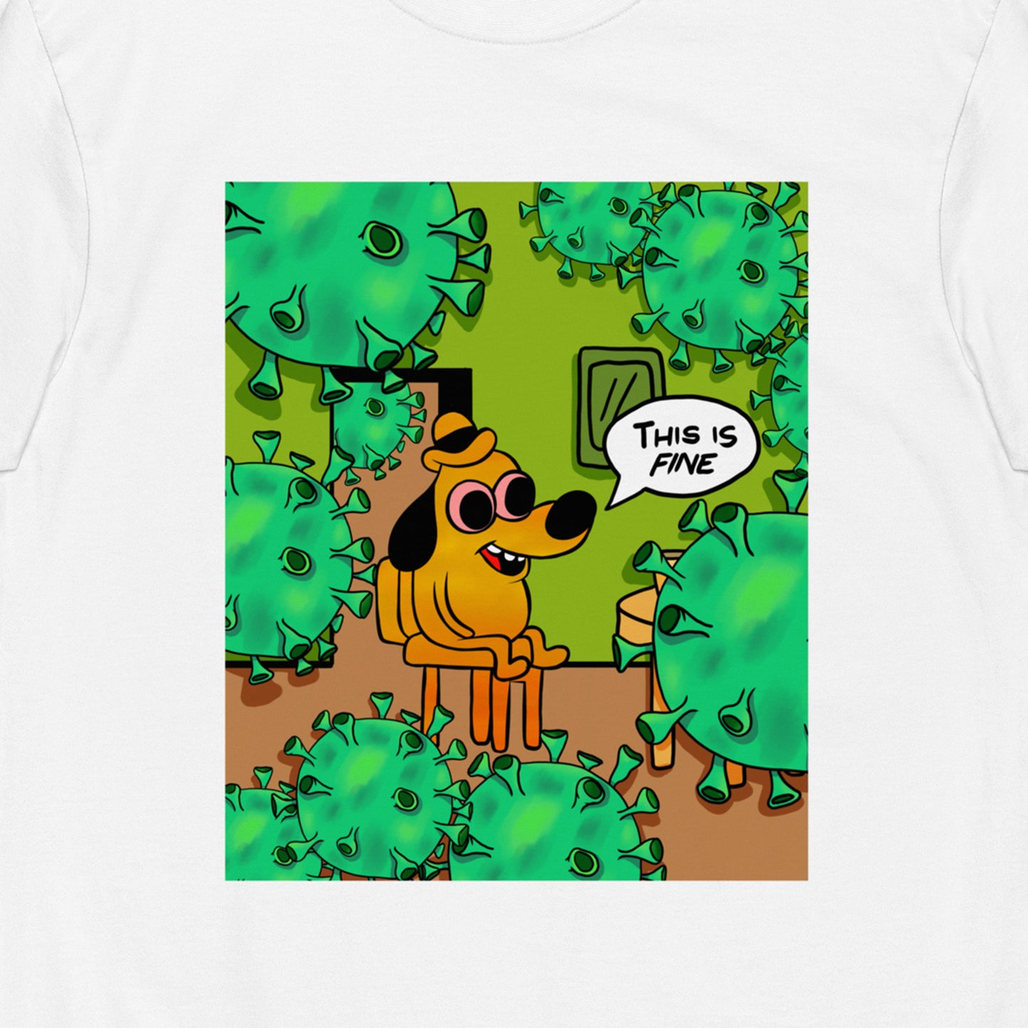 This Is Fine Premium Graphic Tee