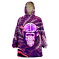 Stoned Ape Brain All Over Print Wearable Blanket Hoodie