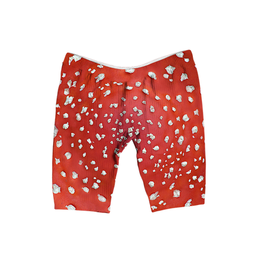 Fly Agaric - Amanita All Over Print Women's Ribbed Shorts