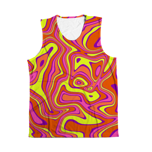 Acid All Over Print Sleeveless Tee