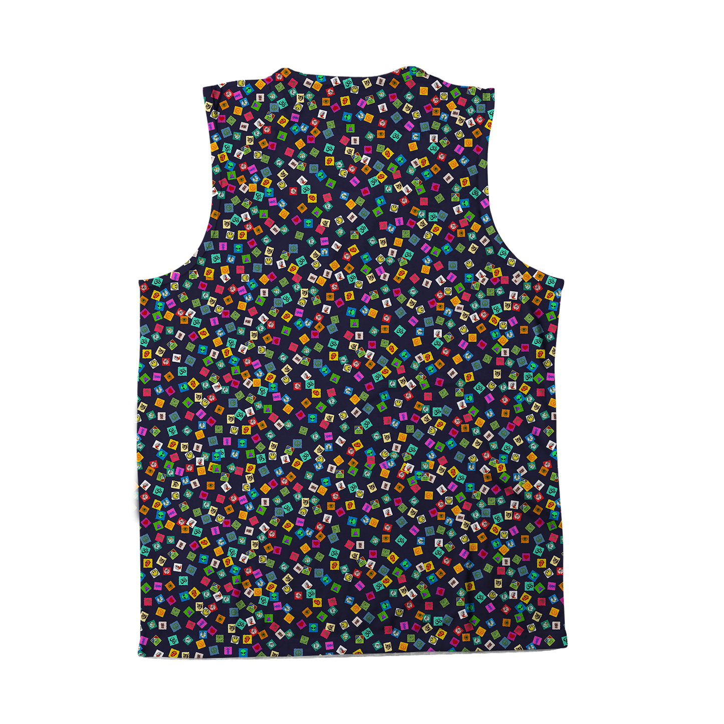 Tabs All Over Print Sleeveless Tee