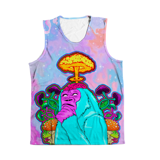 Awakened Ape All Over Print Sleeveless Tee