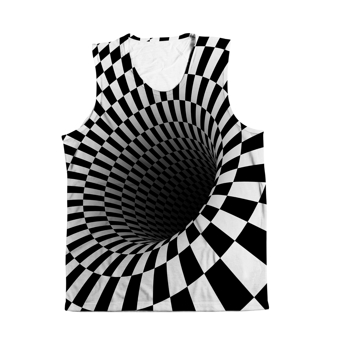 Black Hole All Over Print Sleeveless Tee