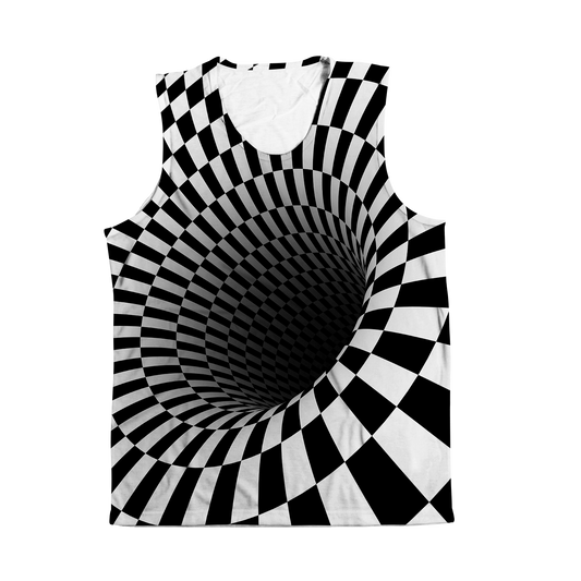 Black Hole All Over Print Sleeveless Tee