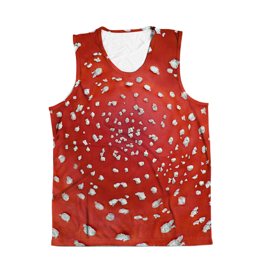 Fly Agaric - Amanita All Over Print Sleeveless Tee