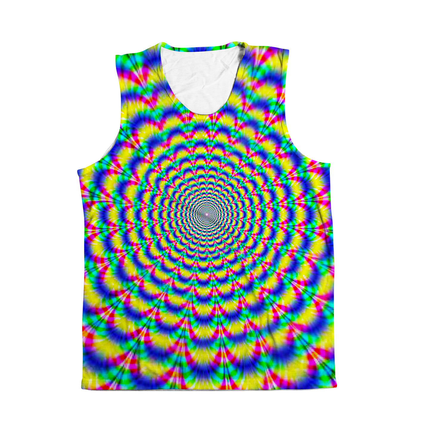 Psi~ Spiral All Over Print Sleeveless Tee